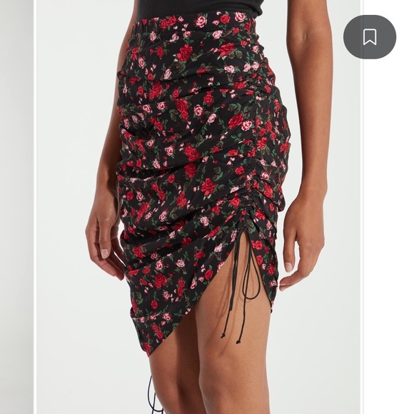 For Love And Lemons Dresses & Skirts - For Love & Lemons Molly floral drawstring skirt